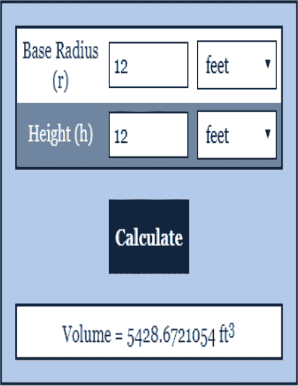 Cylinder Volume Calculator